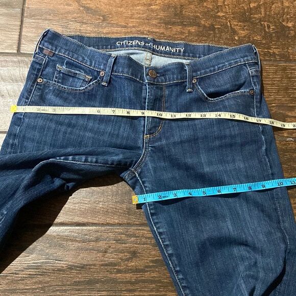 Citizens Of Humanity Dark Blue Boot Cut Jeans - Picture 13 of 16